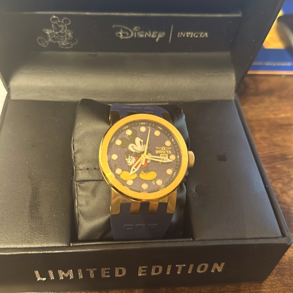 Invicta pretty blue limited edition Disney Character Watch.
